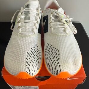 Nike Orange and White Athletic Shoes